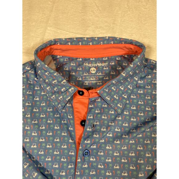 Southern Shirt Par Fore Large Performance Polo Shirt - Picture 4 of 7